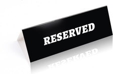 Reserved Table Signs for Wedding,Chair Seating Sign for Office Decor Reservation