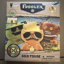 Fuggler Gold Figure, NEW, NIB, Fuggler Gold Edition