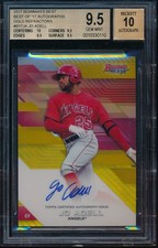 2017 BOWMAN'S BEST JO ADELL GOLD AUTO 43/50 #B17-JA BECKETT GRADE 9.5