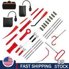 33pcs Emergency Auto Tool Window-car Door Lock Universal Repair Tool Kits Us