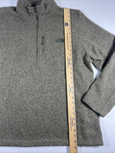 Chaqueta Suéter Pullover The North Face Cuarto Cremallera Para Hombre XL Marrón - Imagen 5 de 9