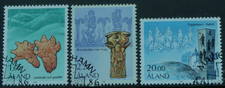 Aland Islands 1986 Archaeology set of 3 stamps SG 21/23 Used cat £12.50