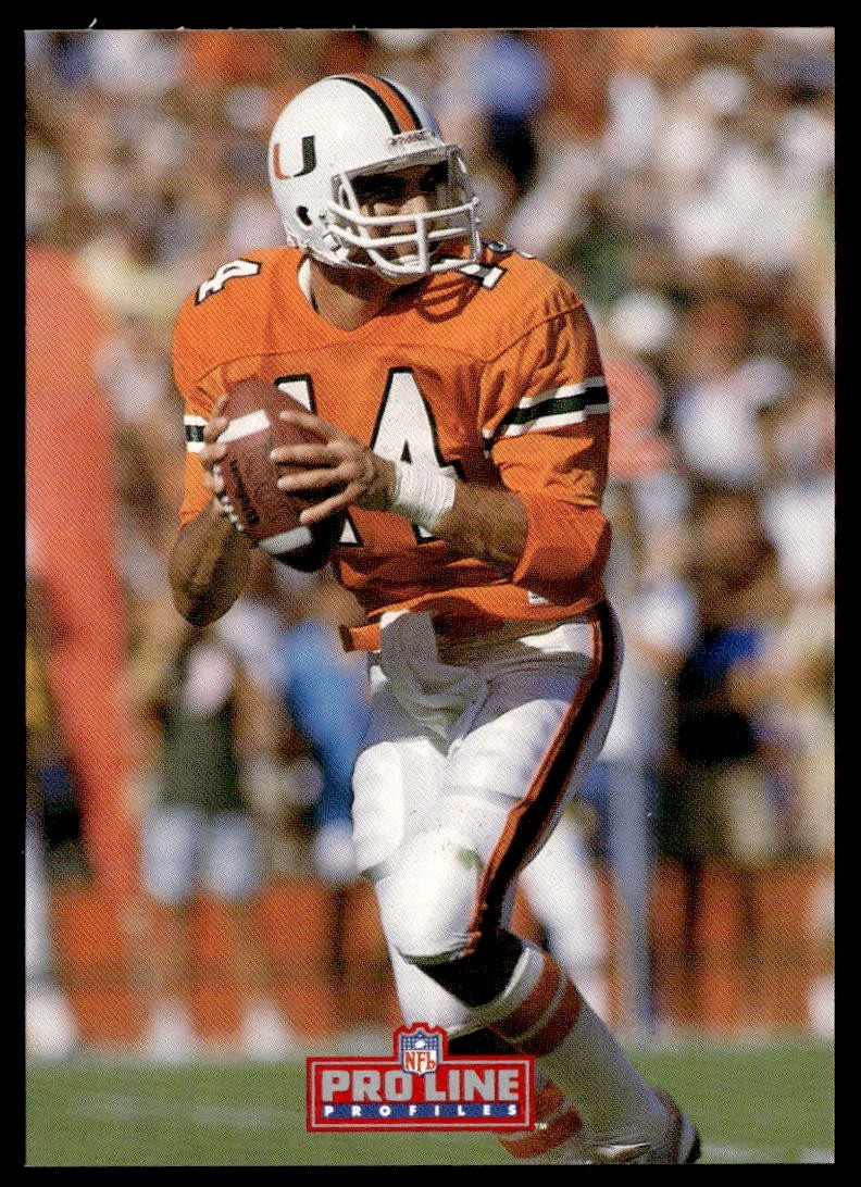1992 Pro Line Profiles Vinny Testaverde #57 Tampa Bay Buccaneers