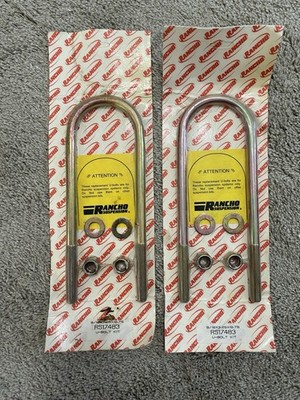 2 New Rancho Suspension U-Bolt Kit P/N: RS17483 Qty.2