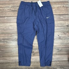 Nike Mens Cargo Pants Size XXL Blue HJ0829-410 Woven Utility Trousers New