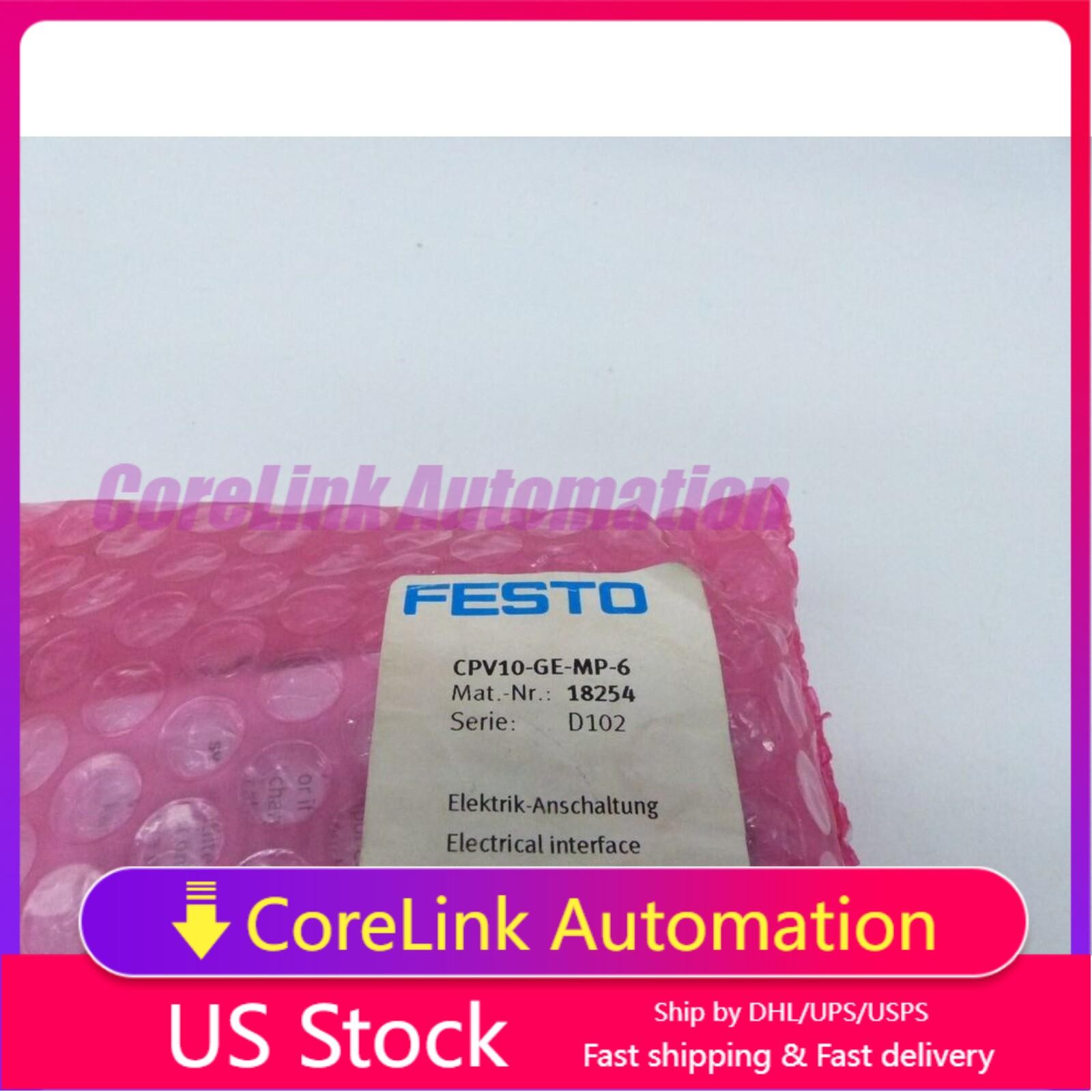 New Festo 18254 CPV10-GE-MP-6 Electrical interface