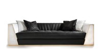 Dreisitzer Couch Polster MöBel Leder Sofa Couchen MöBel Wohnzimmer 3Er