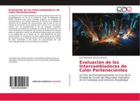 EvaluacióN De Los Intercambiadores De Calor Pertenecientes JiméNez Taschenbuch