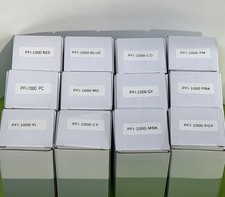 Full Set of 12 PFI-1000 Compatible Ink Cartridge for Canon ImagePROGRAF Pro-1000