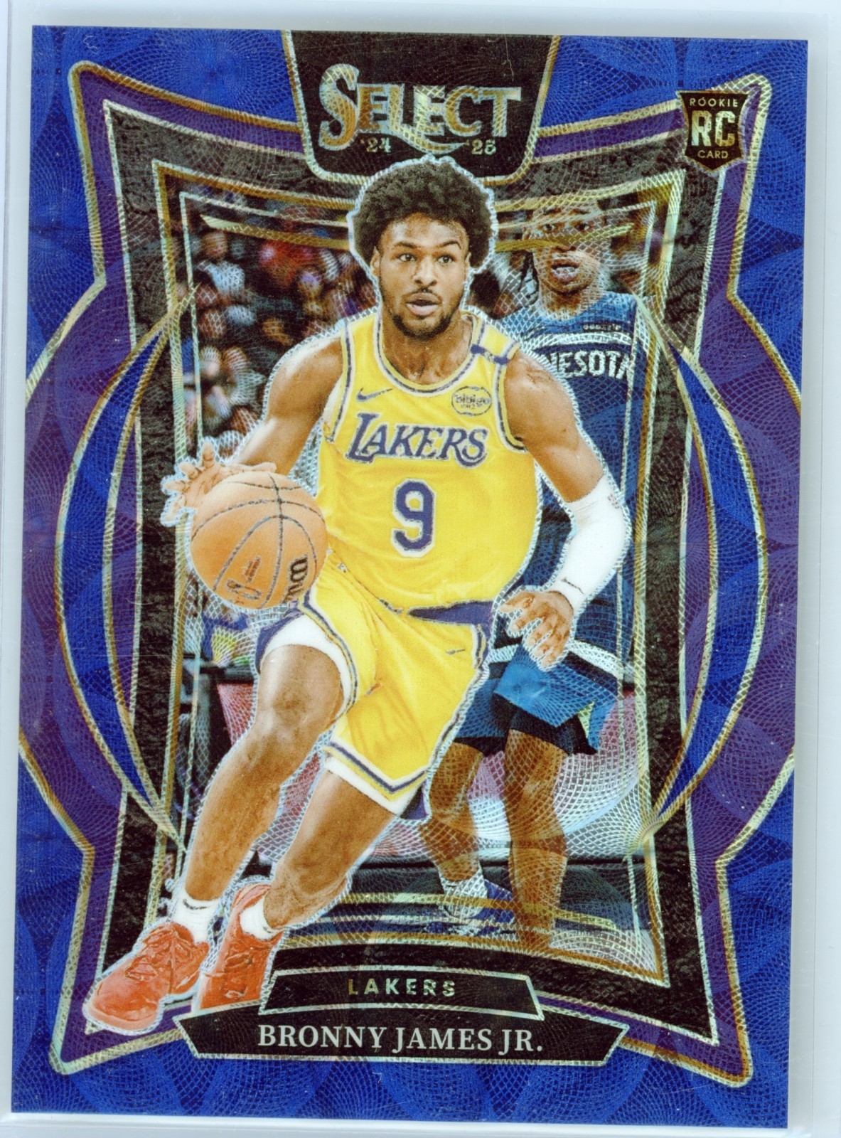 2024-25 Panini Select Bronny James Jr Blue Scope RC /249 #90 Lakers 02