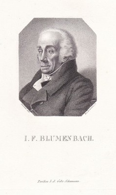 Johann Friedrich Blumenbach anatomist Anatom Mediziner Portrait Kupferstich 1820