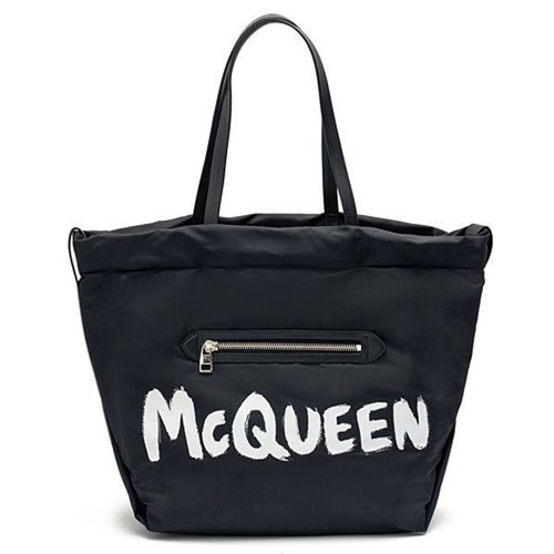 Alexander McQueen Graffiti Logo Shopper Bag 52244786