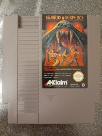 swords and serpents nintendo NES complet en boite et notice CIB PAL B NOE 🇩🇪