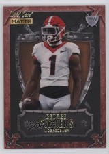 2022 Wild Card MATTE Black - Crimson Frame / Orange George Pickens Shield 0y8x