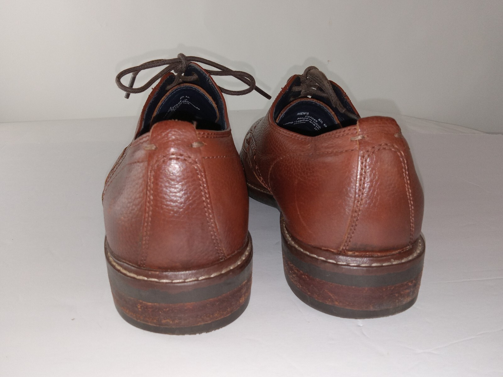 SAOLA Scarpe casual a coda di rondine Cole Haan Watson Woodbury in pelle ruvida 8 5 m