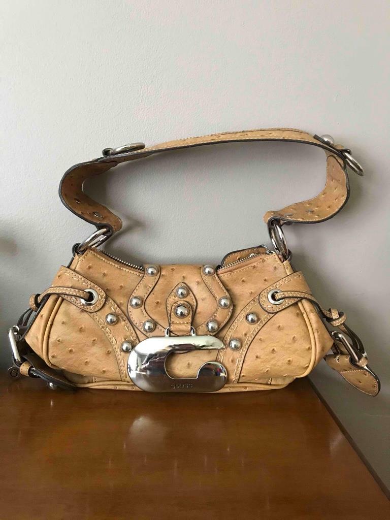 tan guess purse