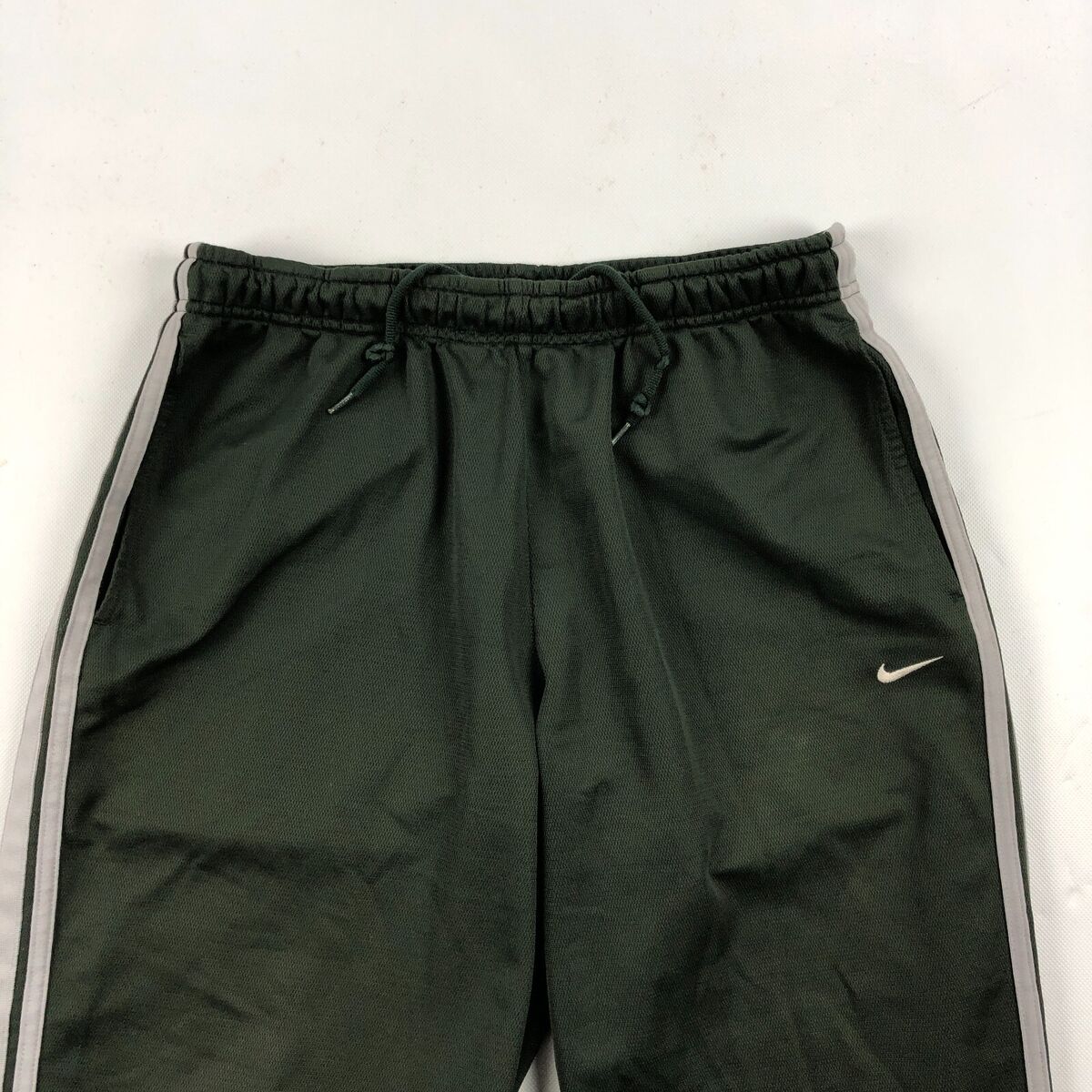 Nike Striped Track Pants Mens Large Green Vintage Ankle Zip Nike Striped Track Pants Mens Large Green Vintage Ankle Zip