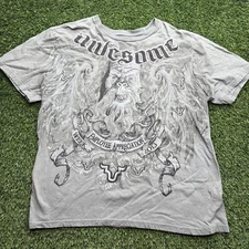 Vintage Y2K Jack Links Cyber Shirt 3X (Fits XL Boxy) Gray Employee Exclusive