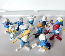 McDonalds SMURFS 3" 2011 Happy Meal Plastic Figures Toys Lot of 11