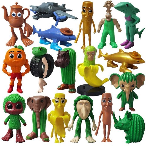 A Set Of NEW Italian Brainrot Tung Sahur Figure Toy Tralalero Tralala Figures - Picture 18 of 22