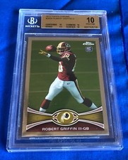 2012 topps chrome robert griffin BGS 10 pristine  #200 RC  A
