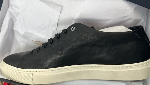 Scarpe sneakers uomo Good Man Brand taglia 15 Edge pelle italiana colore nero - $228 - Foto 7 di 8