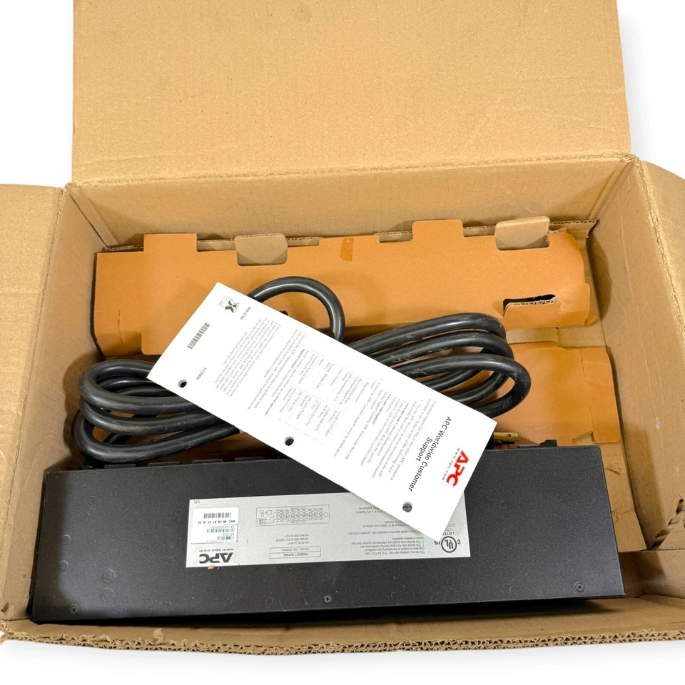 APC AP7902 Switched Rack PDU Power Distribution Unit 120V 30A 16x 5-20 Outlets - Image 4 of 4