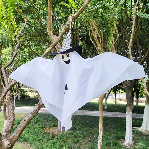 Halloween Decorations Outdoor Scary Ghost White Flying Ornament Party Decor - Picture 6 of 9