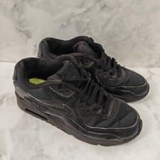 Nike Air Max 90 Kids Trainers UK 4.5 EU 37.5 Black 833418-001 2015 Gym