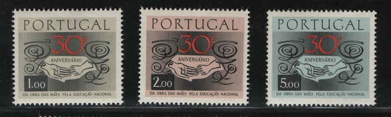 Portugal - 1968 Mother's Organization for Education - Complete Set - MLH