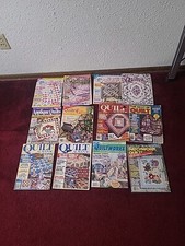 12 ISSUES Vintage QUILTING MAGAZINE Lot Quilt Magazines Assortment 2