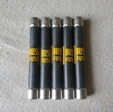 PACK OF 5 BUSSMANN HVA3/8 3/8AMP BUSS FUSES HVA-3/8