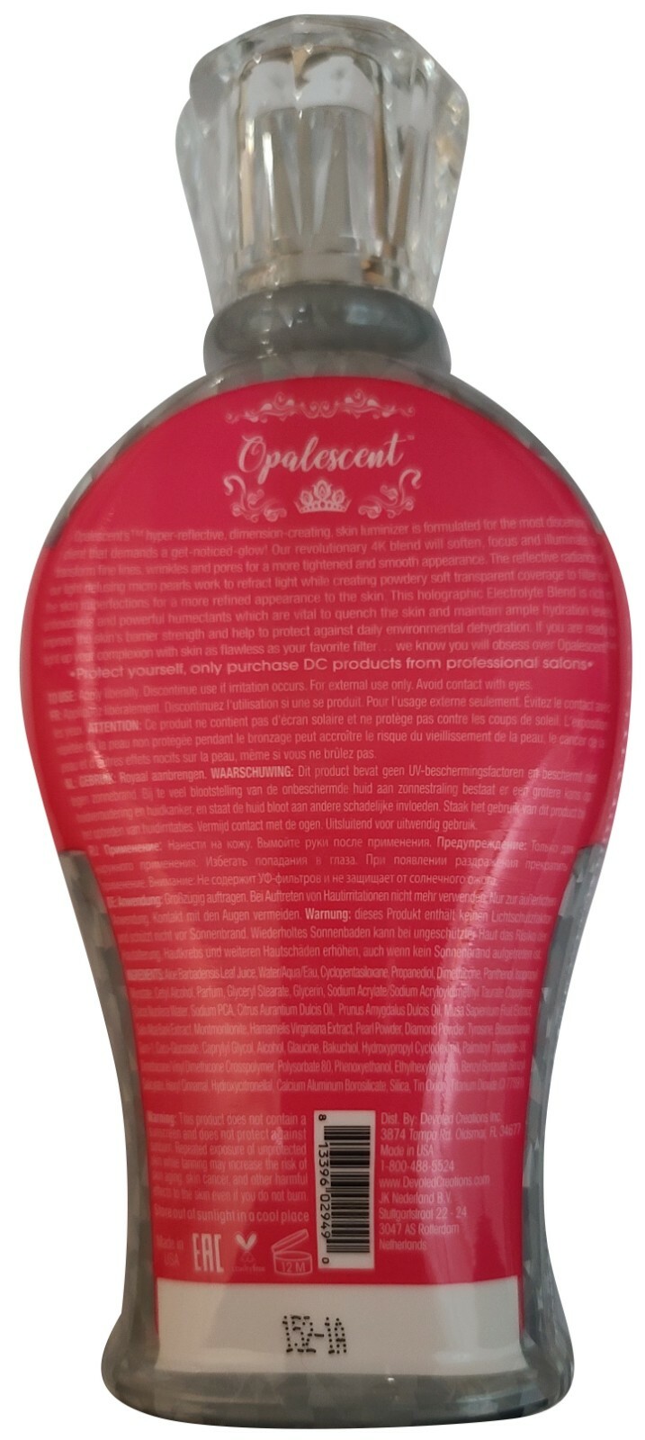 Devoted Creations OPALESCENT Highlighting 4K Outdoor/Indoor Tanning Lotion 12.25
