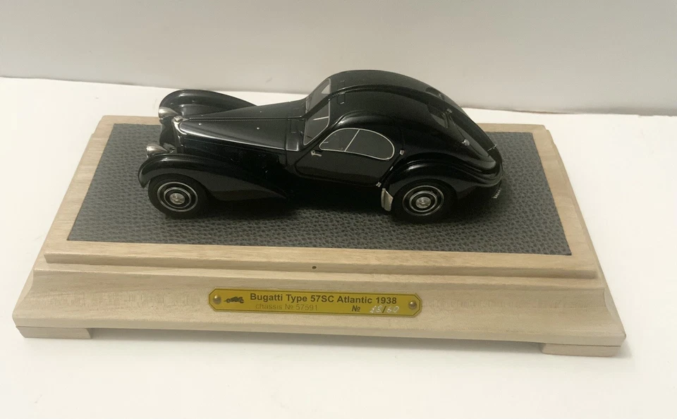 1/43 EMC 1948 Bugatti Type 57SC Atlantic black LE 60 pcs. - Image 4 of 4