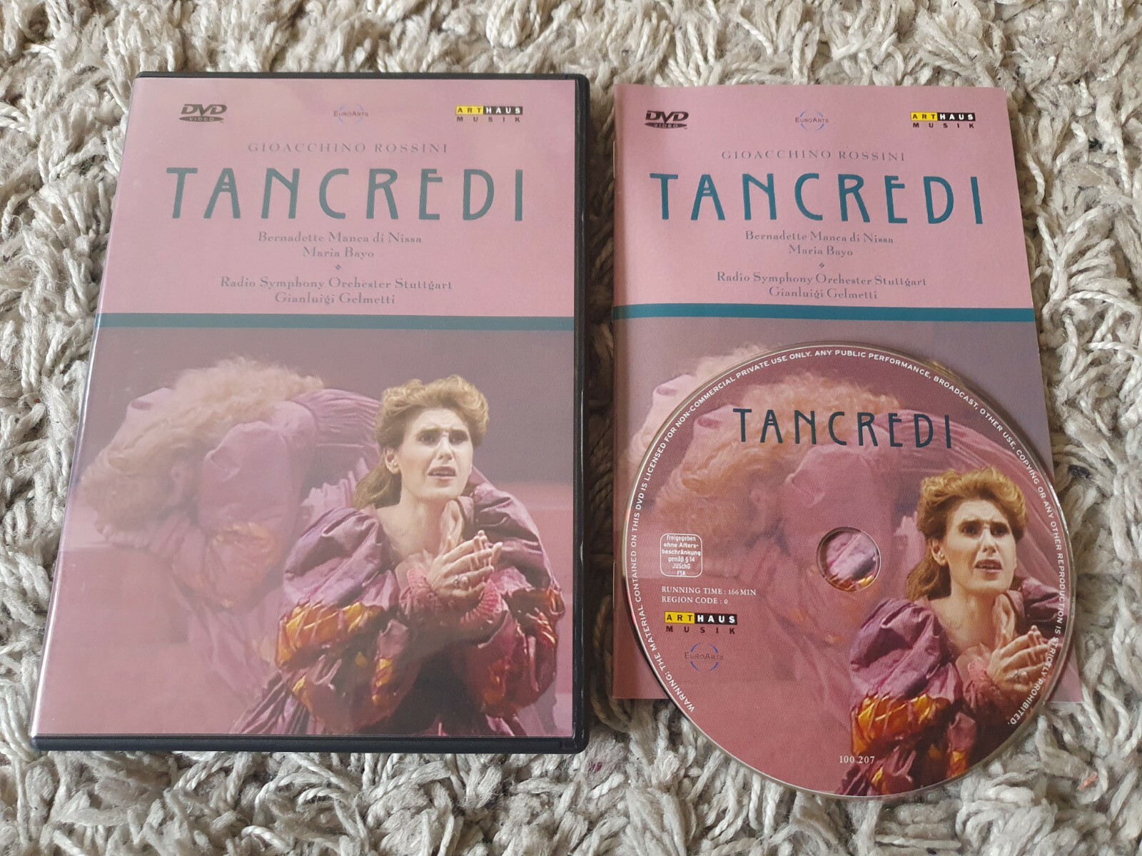 Gioacchino Rossini - Tancredi Dvd 1992 Maria Bayo ArtHaus Musik