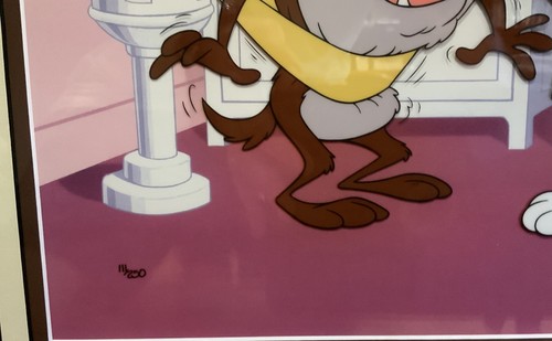 Dr. Devil And Mr. Hare Taz & Bugs Bunny Limited Edition Cel, 1998 WB COA - Picture 3 of 5
