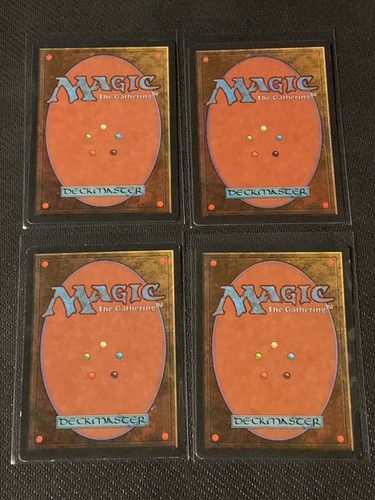 Magic the Gathering Revised Merfolk of the Pearl Trident x4 - Picture 2 of 10