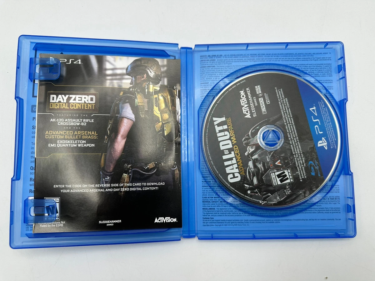 Jogo Call of Duty Advanced Warfare edição Day Zero - PS4 - Sebo dos Games -  10 anos!