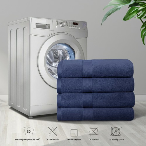 6 Pcs Bath Towels Hand Towels Face Washer Towels 650 gsm Luxury Towels Set - Picture 8 of 19