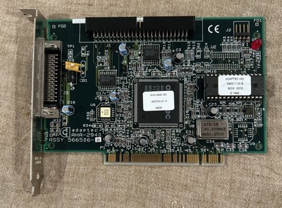 Vintage 1995 Adaptec PCI SCSI Controller, AHA-2940 S6