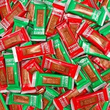 HERSHEY'S Milk Chocolate Santa's Candy, Christmas Candy (2 Pound Bag - 70 Count)