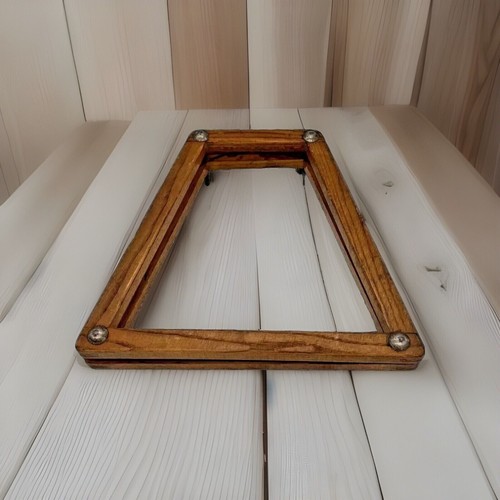Spalding Vintage Wood Tennis Racket Frame Holder Press with Wing Nuts