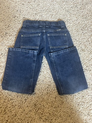 LOT of 2-Boys Wrangler Blue Jeans 8 Slim/Bailey’s Carpenter Jeans 8 Husky Size 8 - Picture 5 of 12