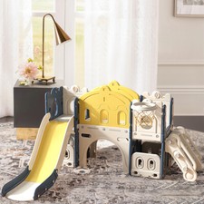 Large Castle Toddler Slide Set Climber Toy Kids Slider Outdoor Indoor Playground