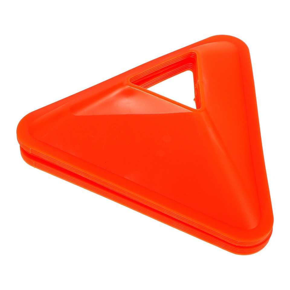 10pcs Professional Football Cones Portable Agility Cones Training Disc