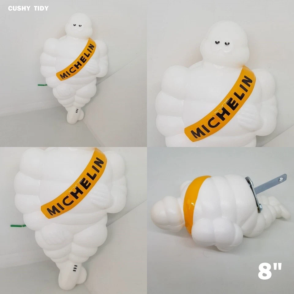 2x8" Bibendum Collectible Michelin Man Doll Advertise Tire Decorate Welcome Sign - Image 3 of 4