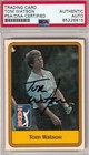 Tom Watson 1981 Donruss Rookie SIGNED PSA/DNA AUTOGRAPHED 2x Masters Champ RC