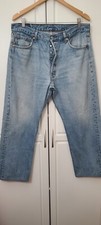Levi’s 501 0115 Button Fly Denim Jeans 38x30 Made In USA