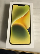 iPhone 14  Yellow 256 GB EMPTY BOX ONLY NO PHONE