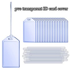Card Holder ID Card Badge Holder Luggage Tag Name Tag Holder Vertical  